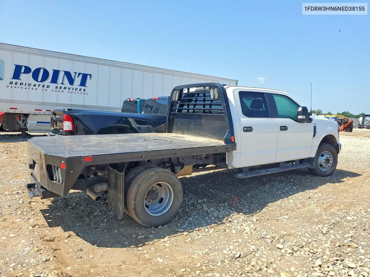 2022 Ford F350 Super Duty VIN: 1FD8W3HN6NED38155 Lot: 61151576