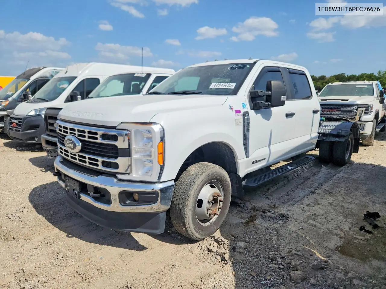 2023 Ford F350 Super Duty VIN: 1FD8W3HT6PEC76676 Lot: 60948696