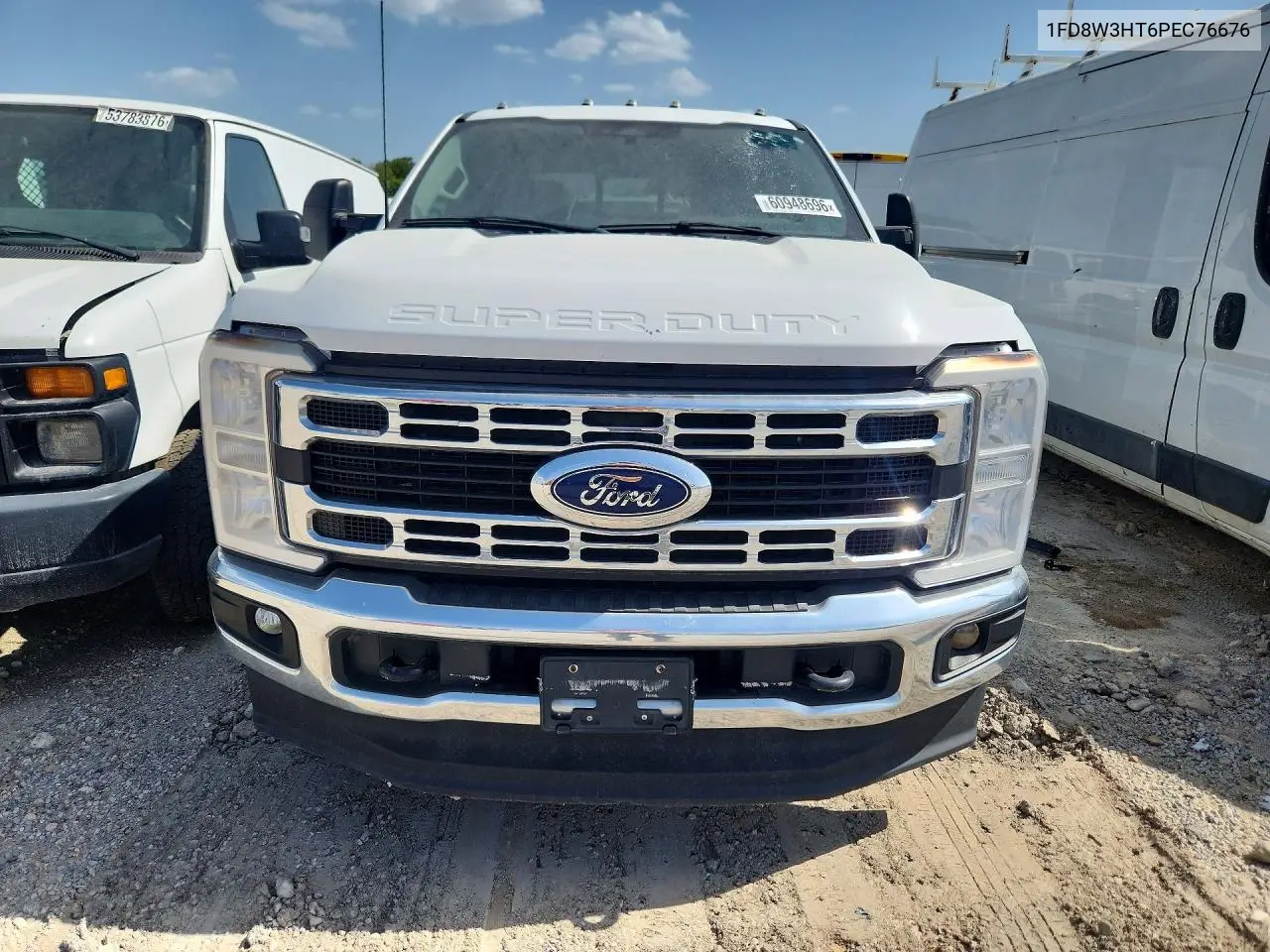2023 Ford F350 Super Duty VIN: 1FD8W3HT6PEC76676 Lot: 60948696