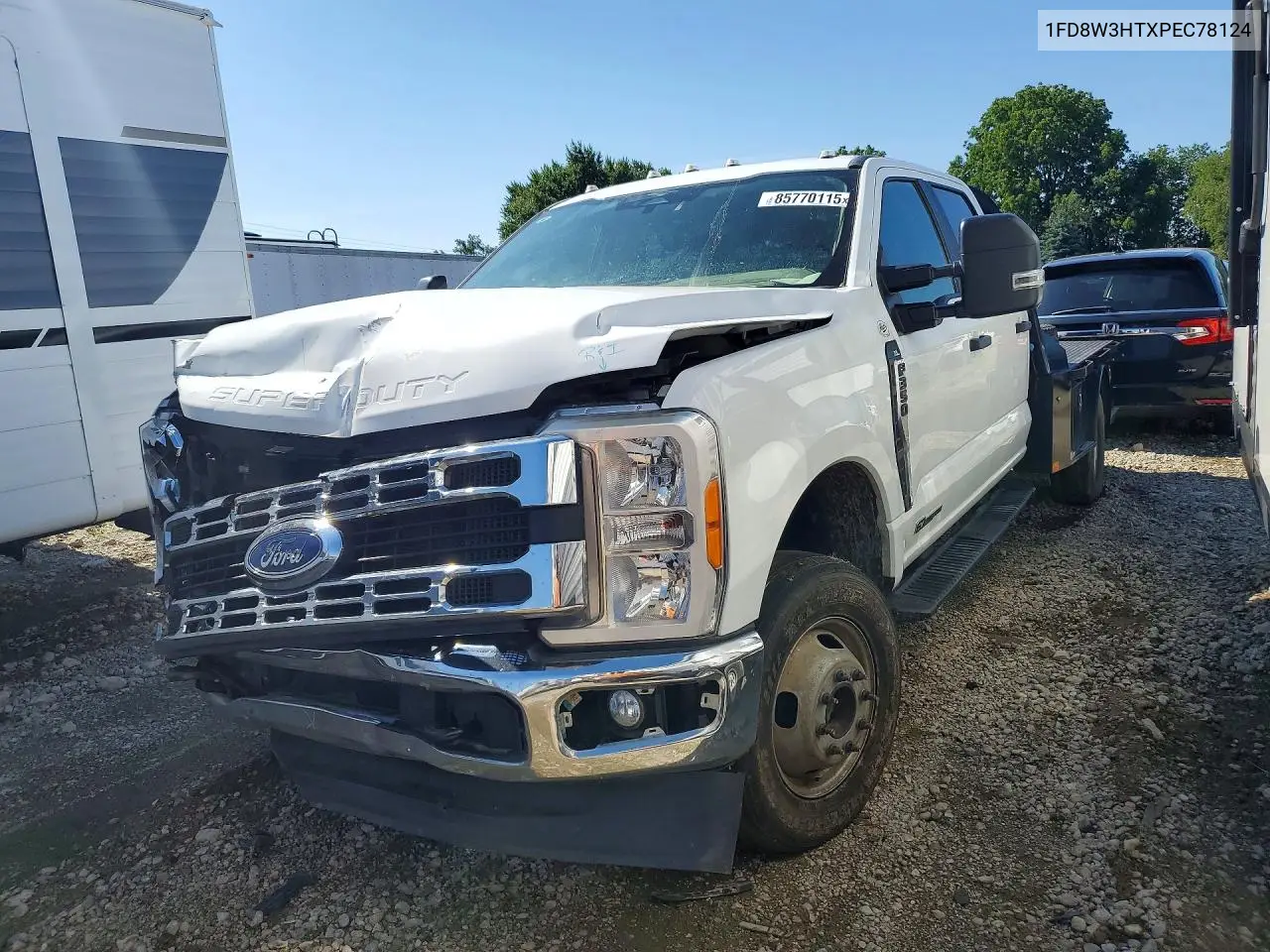 2023 Ford F350 Super Duty VIN: 1FD8W3HTXPEC78124 Lot: 85770115