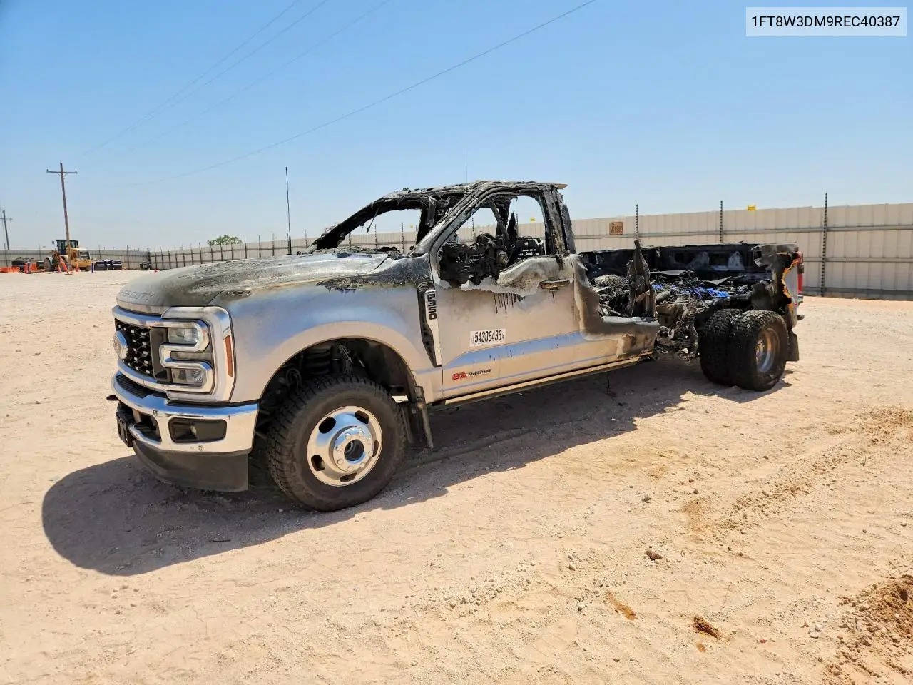 2024 Ford F350 Super Duty VIN: 1FT8W3DM9REC40387 Lot: 54306436