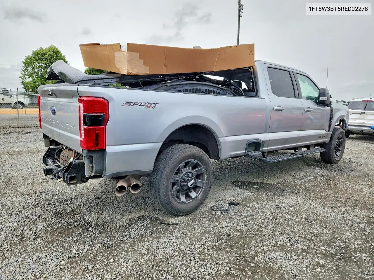 2024 Ford F350 Super Duty VIN: 1FT8W3BT5RED02278 Lot: 55903506