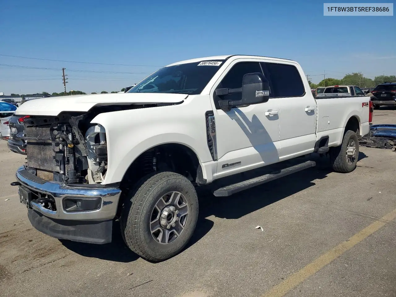 2024 Ford F350 Super Duty VIN: 1FT8W3BT5REF38686 Lot: 58076456
