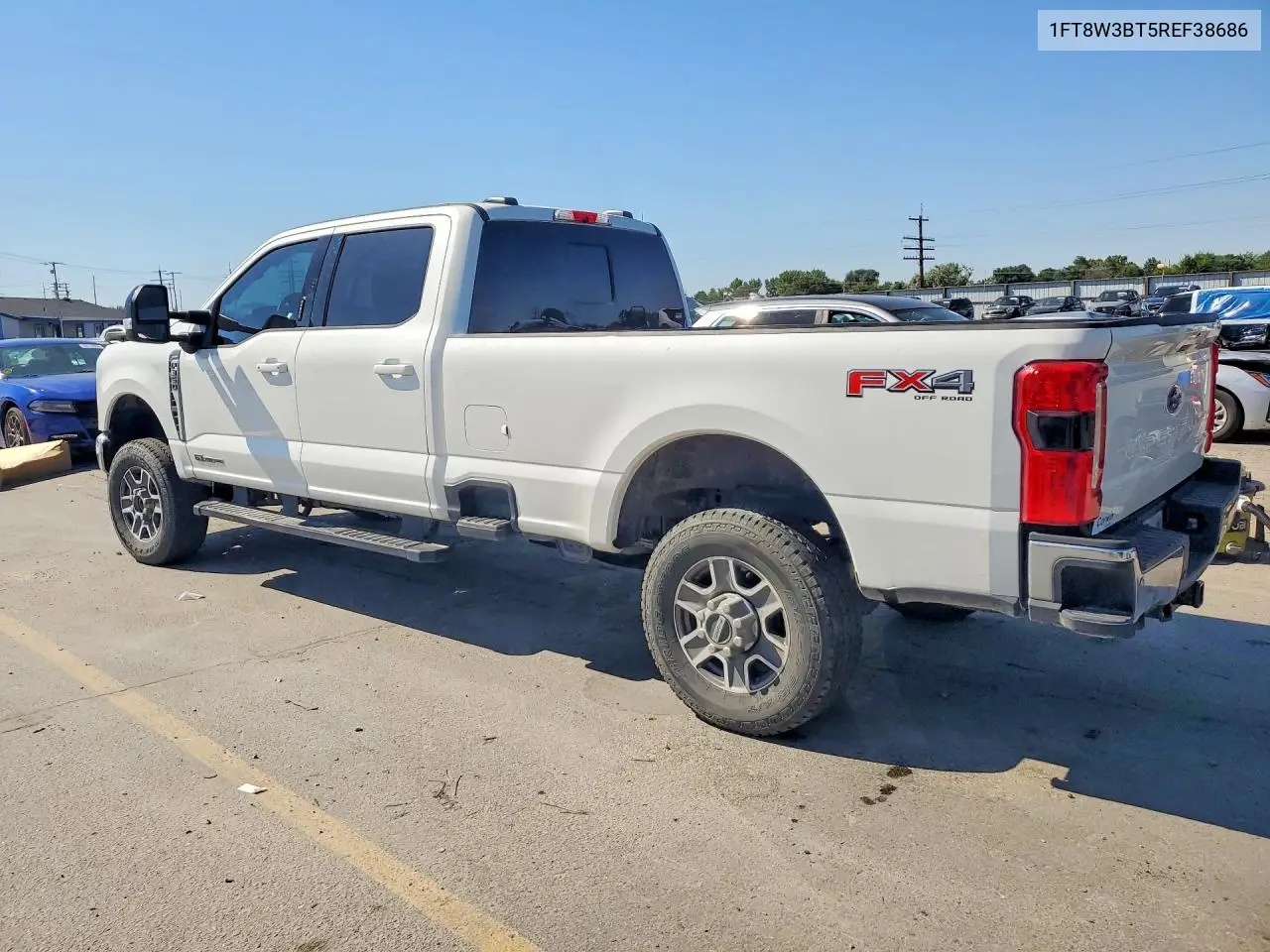 2024 Ford F350 Super Duty VIN: 1FT8W3BT5REF38686 Lot: 58076456
