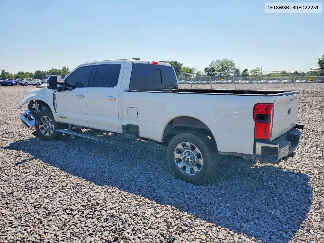 2024 Ford F350 Super Duty VIN: 1FT8W3BT8RED22251 Lot: 60635586