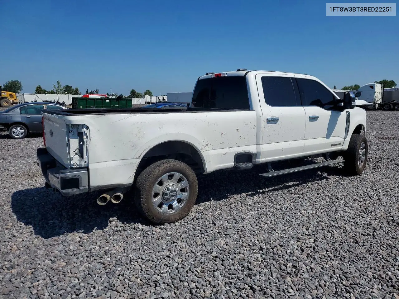 2024 Ford F350 Super Duty VIN: 1FT8W3BT8RED22251 Lot: 60635586