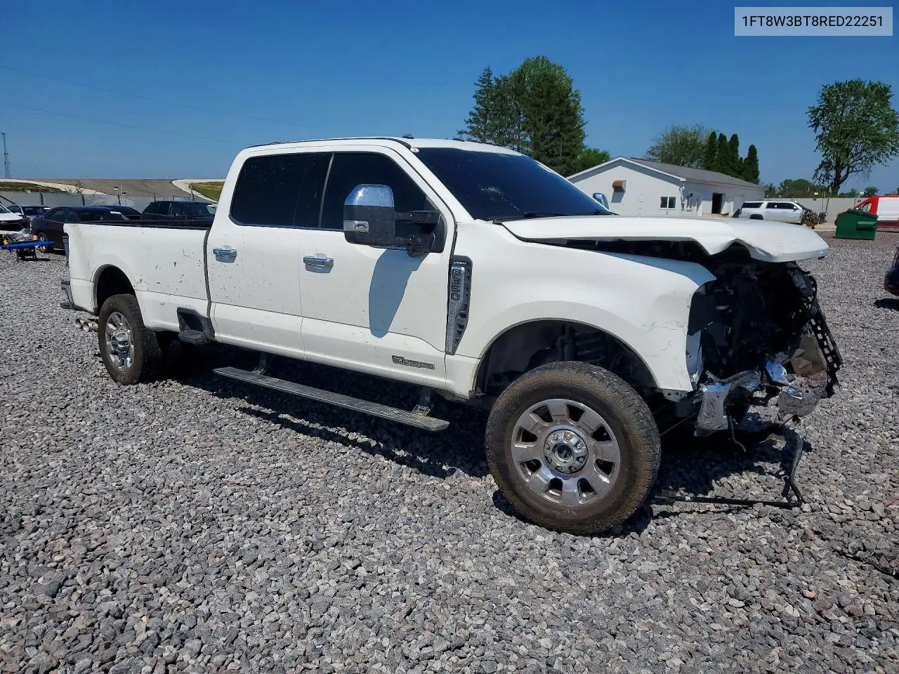 2024 Ford F350 Super Duty VIN: 1FT8W3BT8RED22251 Lot: 60635586