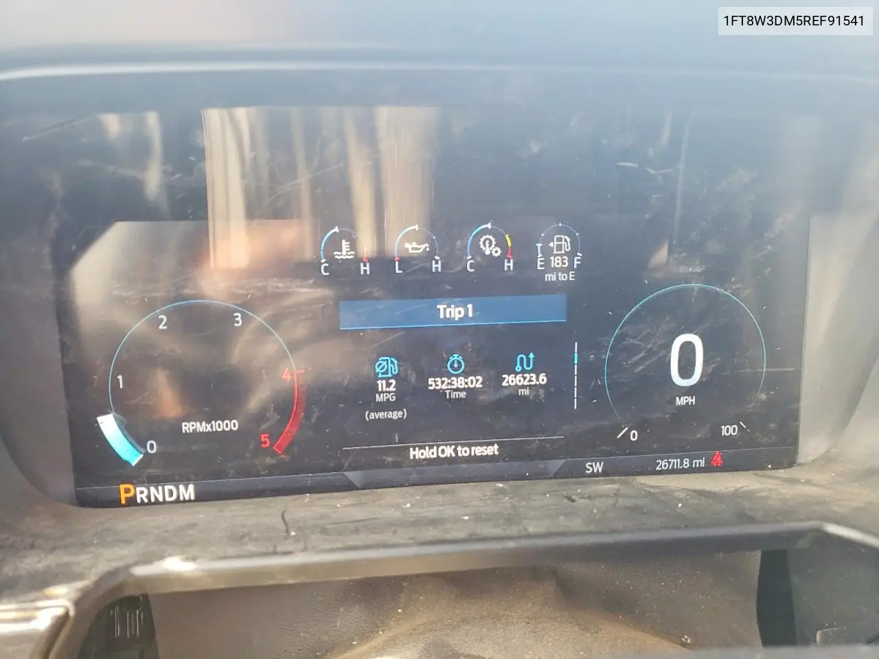 2024 Ford F350 Super Duty VIN: 1FT8W3DM5REF91541 Lot: 60976856