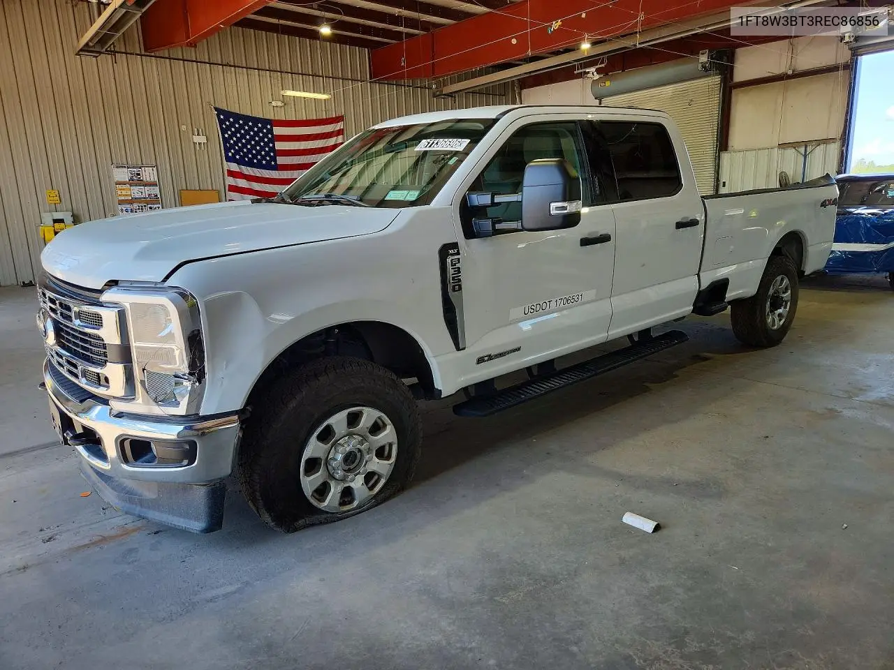 2024 Ford F350 Super Duty VIN: 1FT8W3BT3REC86856 Lot: 61136696