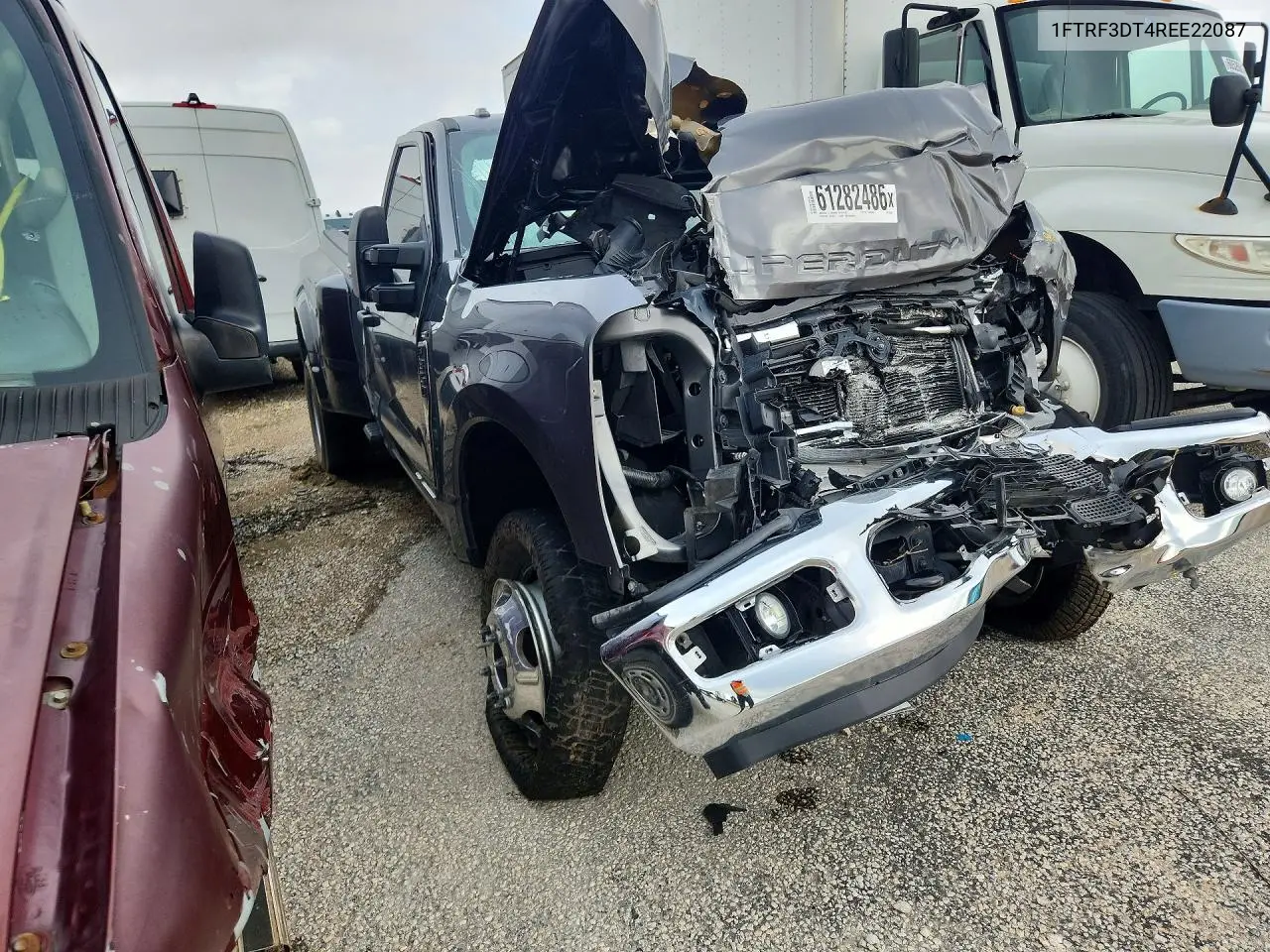 2024 Ford F350 Super Duty VIN: 1FTRF3DT4REE22087 Lot: 61282486