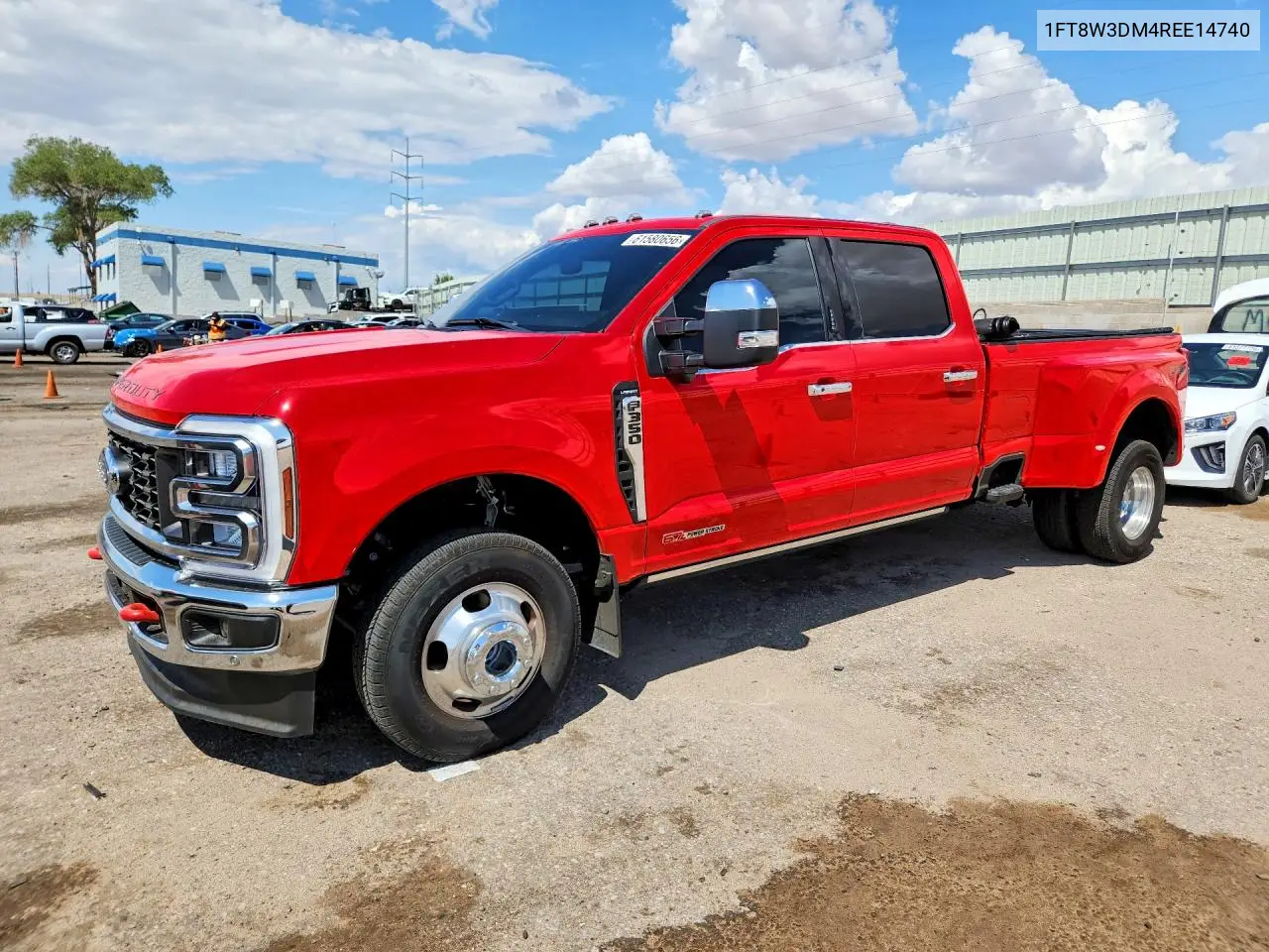 2024 Ford F350 Super Duty VIN: 1FT8W3DM4REE14740 Lot: 61580656