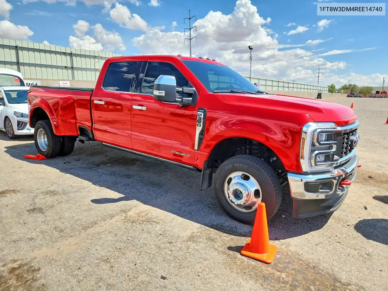 2024 Ford F350 Super Duty VIN: 1FT8W3DM4REE14740 Lot: 61580656