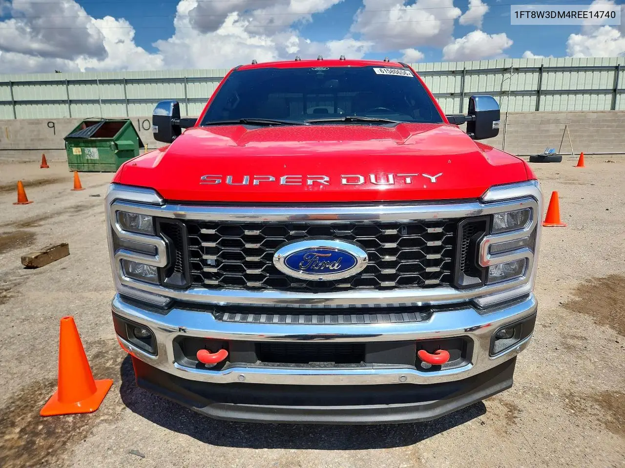2024 Ford F350 Super Duty VIN: 1FT8W3DM4REE14740 Lot: 61580656