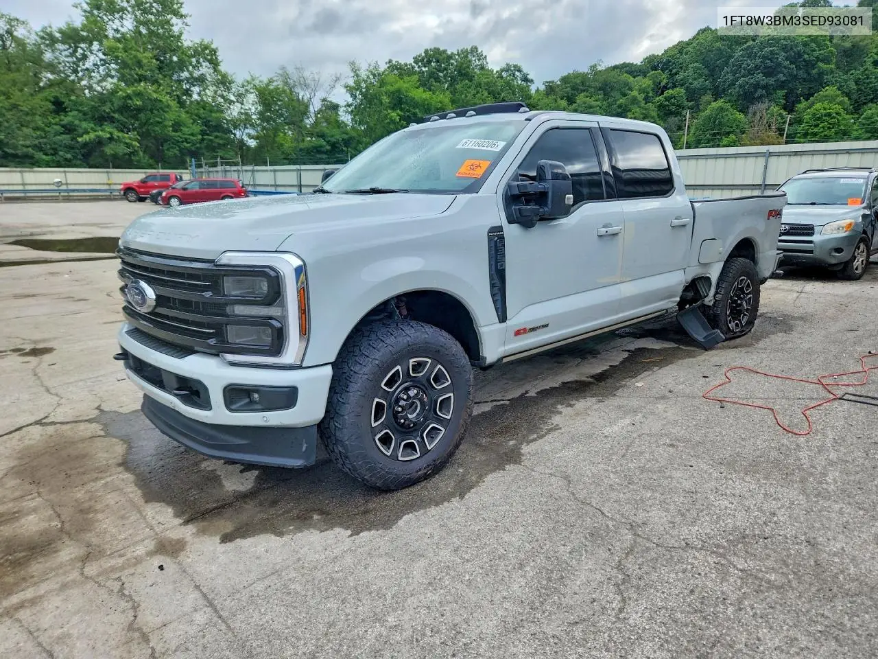 2025 Ford F350 Super Duty VIN: 1FT8W3BM3SED93081 Lot: 61160206