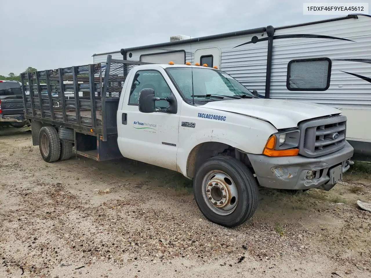 2000 Ford F450 VIN: 1FDXF46F9YEA45612 Lot: 50450836