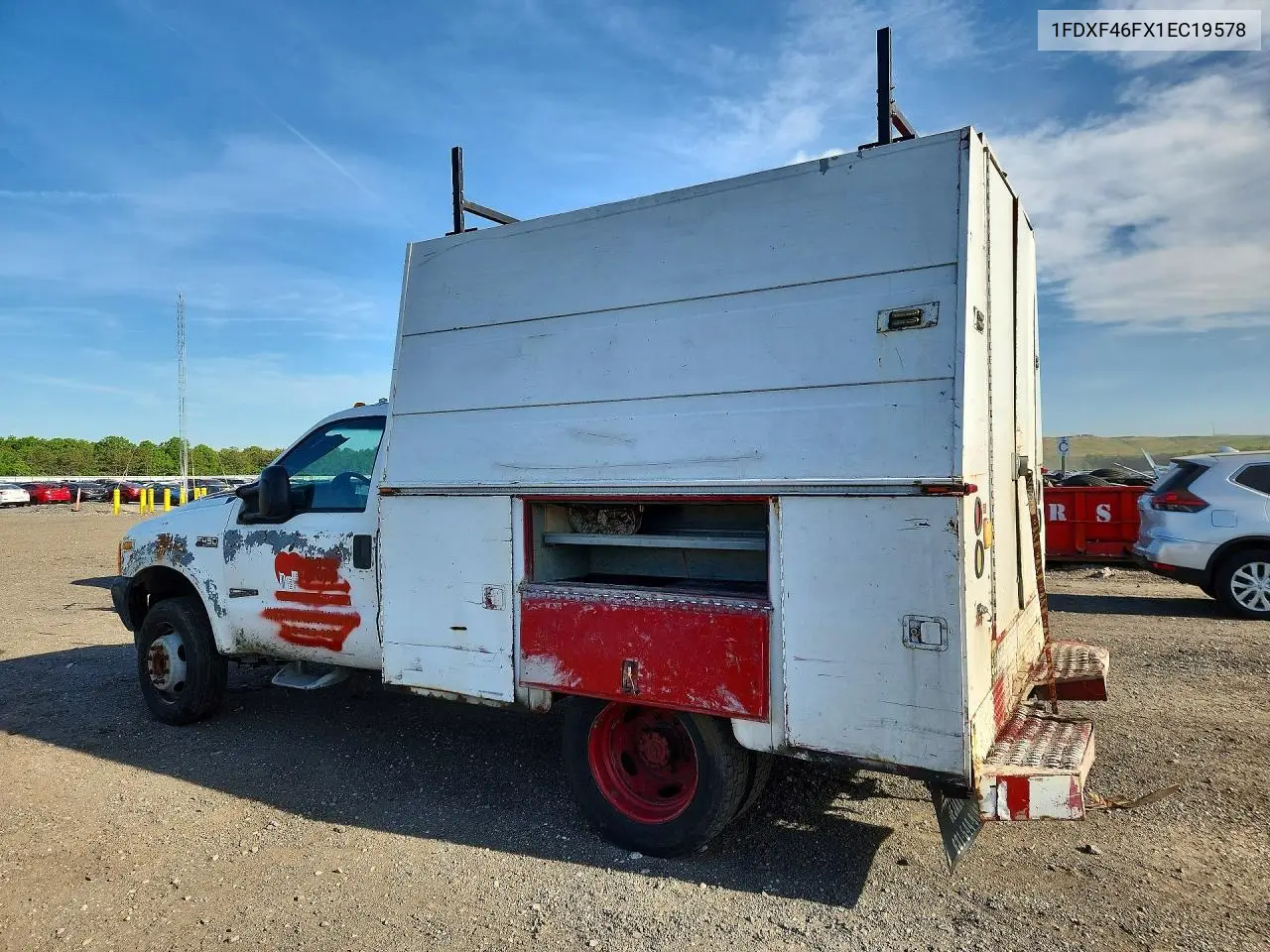 2001 Ford F450 Super Duty VIN: 1FDXF46FX1EC19578 Lot: 56126396