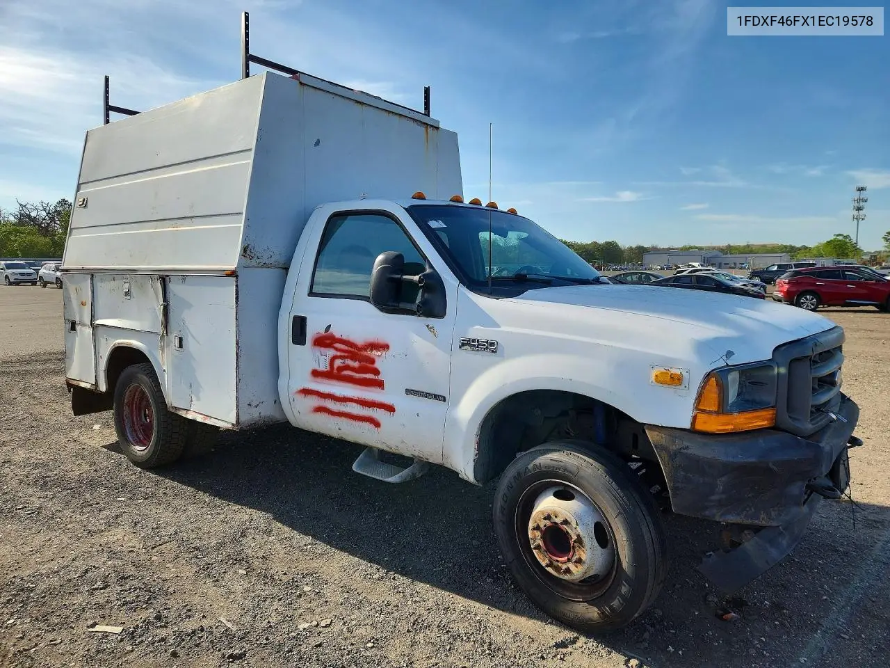 2001 Ford F450 Super Duty VIN: 1FDXF46FX1EC19578 Lot: 56126396