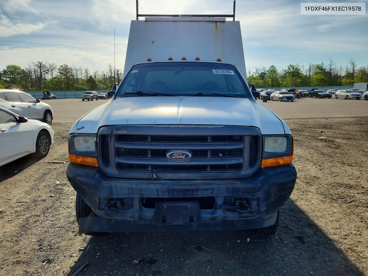 2001 Ford F450 Super Duty VIN: 1FDXF46FX1EC19578 Lot: 56126396