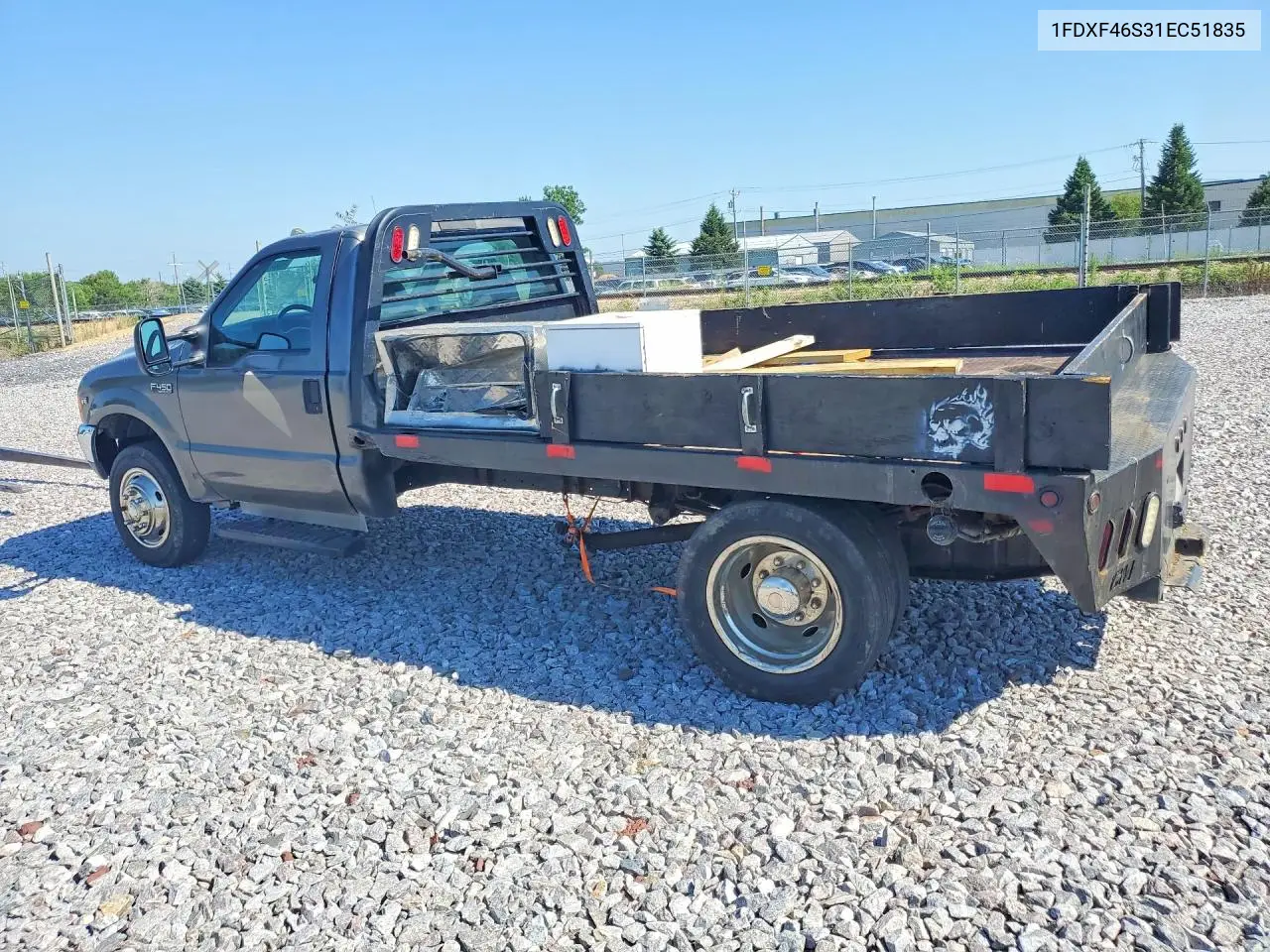 2001 Ford F450 Super Duty VIN: 1FDXF46S31EC51835 Lot: 60847956