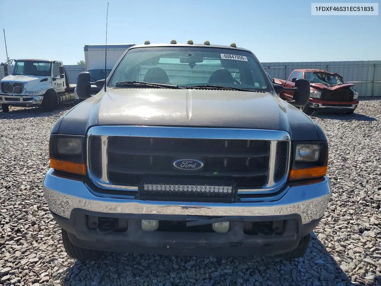 2001 Ford F450 Super Duty VIN: 1FDXF46S31EC51835 Lot: 60847956