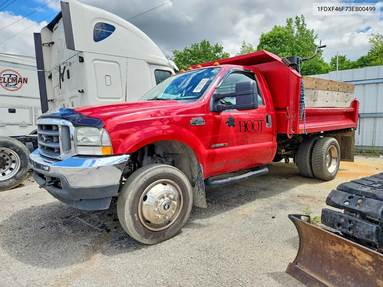 2003 Ford F450 VIN: 1FDXF46F73EB00499 Lot: 57892486