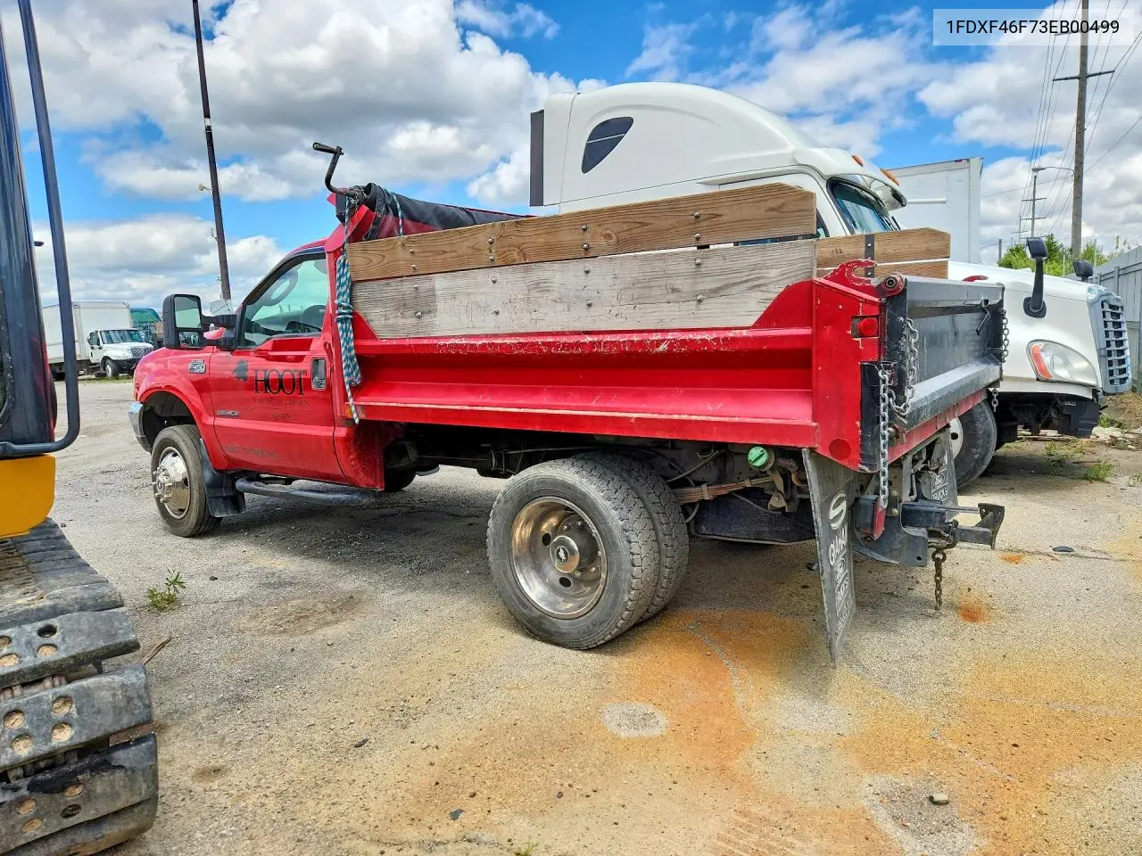 2003 Ford F450 VIN: 1FDXF46F73EB00499 Lot: 57892486