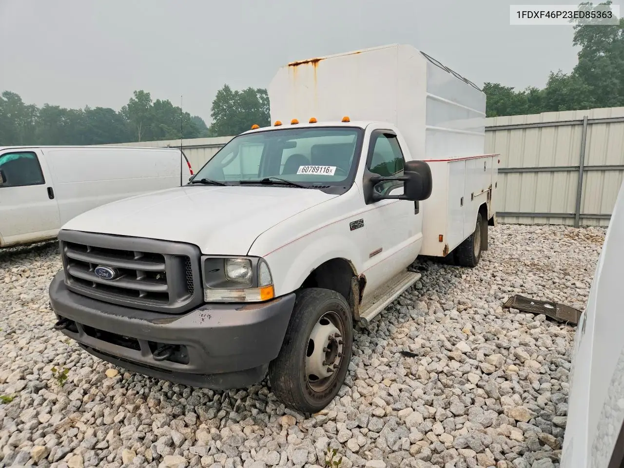 2003 Ford F450 Super Duty VIN: 1FDXF46P23ED85363 Lot: 60789116