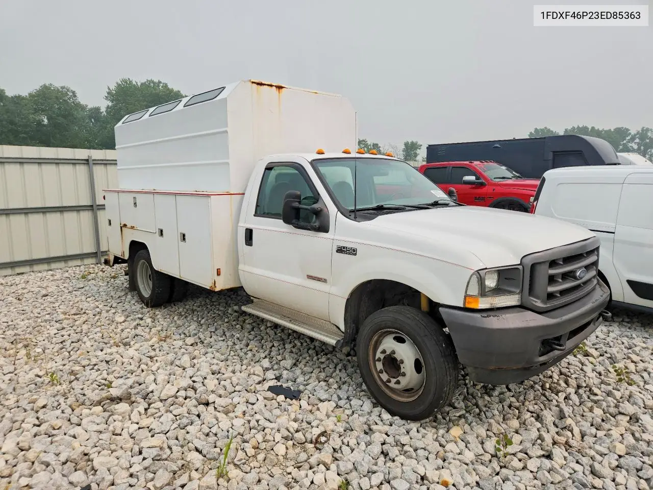 2003 Ford F450 Super Duty VIN: 1FDXF46P23ED85363 Lot: 60789116