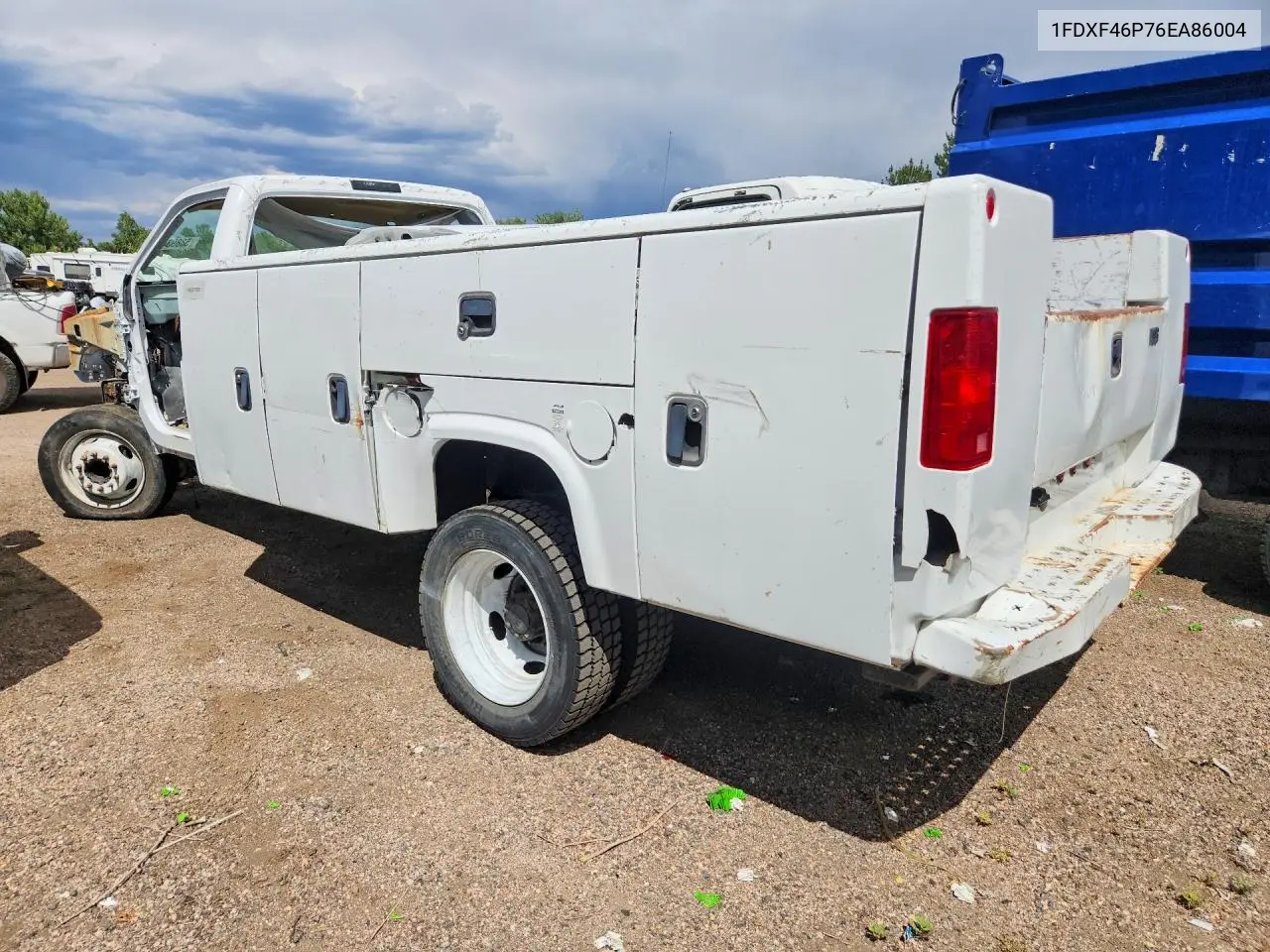 2006 Ford F450 Super Duty VIN: 1FDXF46P76EA86004 Lot: 58893446