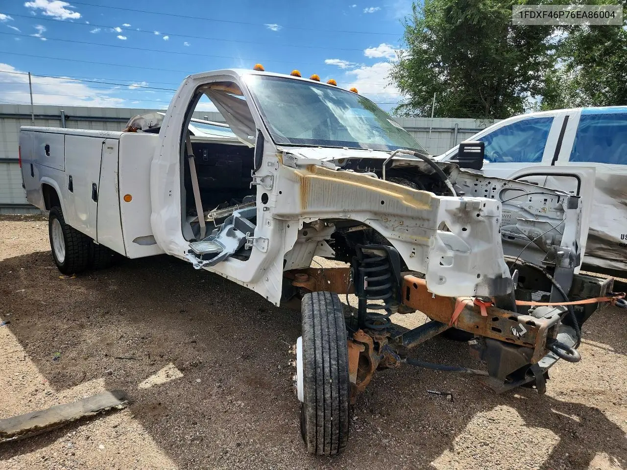 2006 Ford F450 Super Duty VIN: 1FDXF46P76EA86004 Lot: 58893446