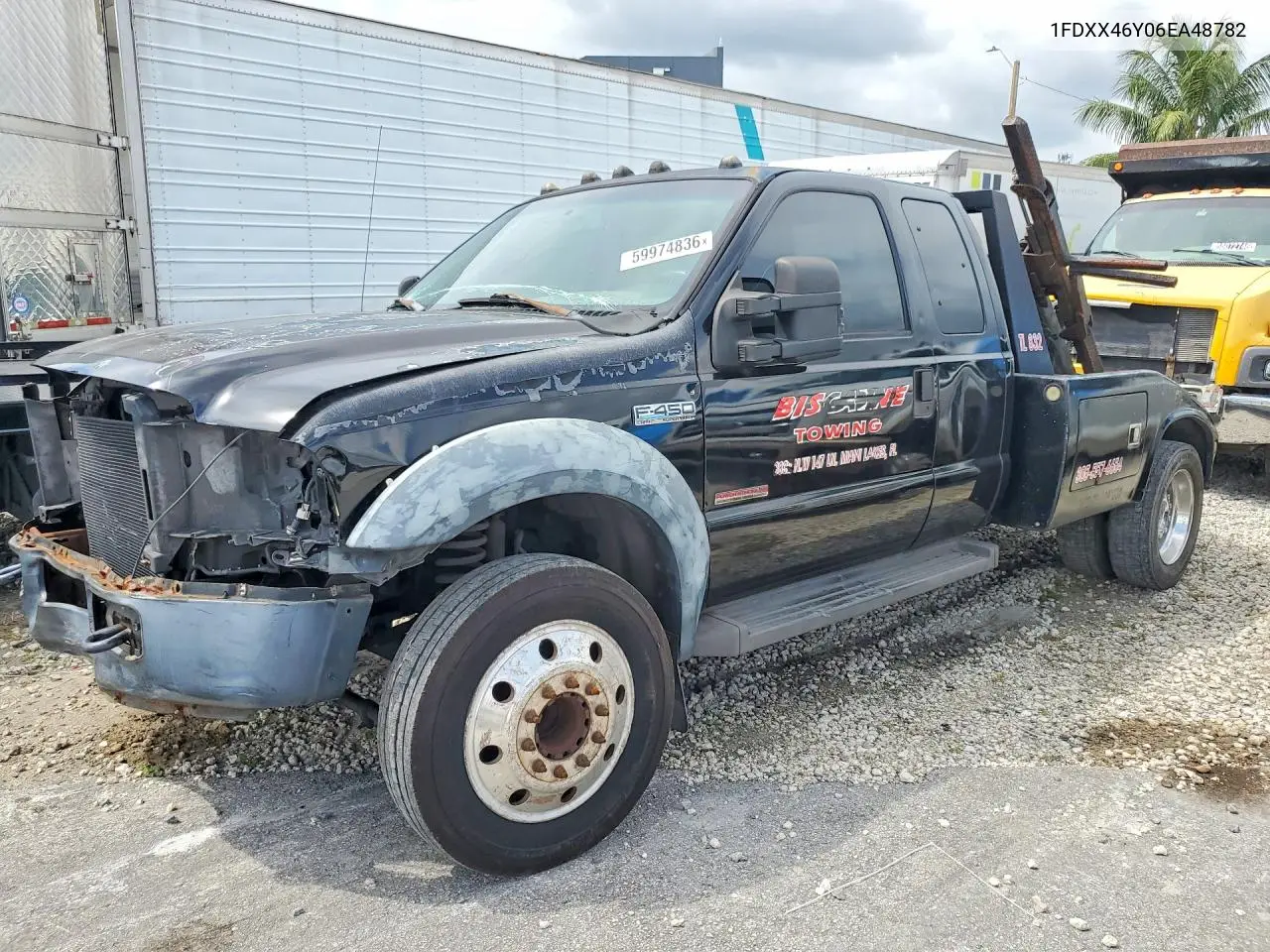 2006 Ford F450 Super Duty VIN: 1FDXX46Y06EA48782 Lot: 59974836