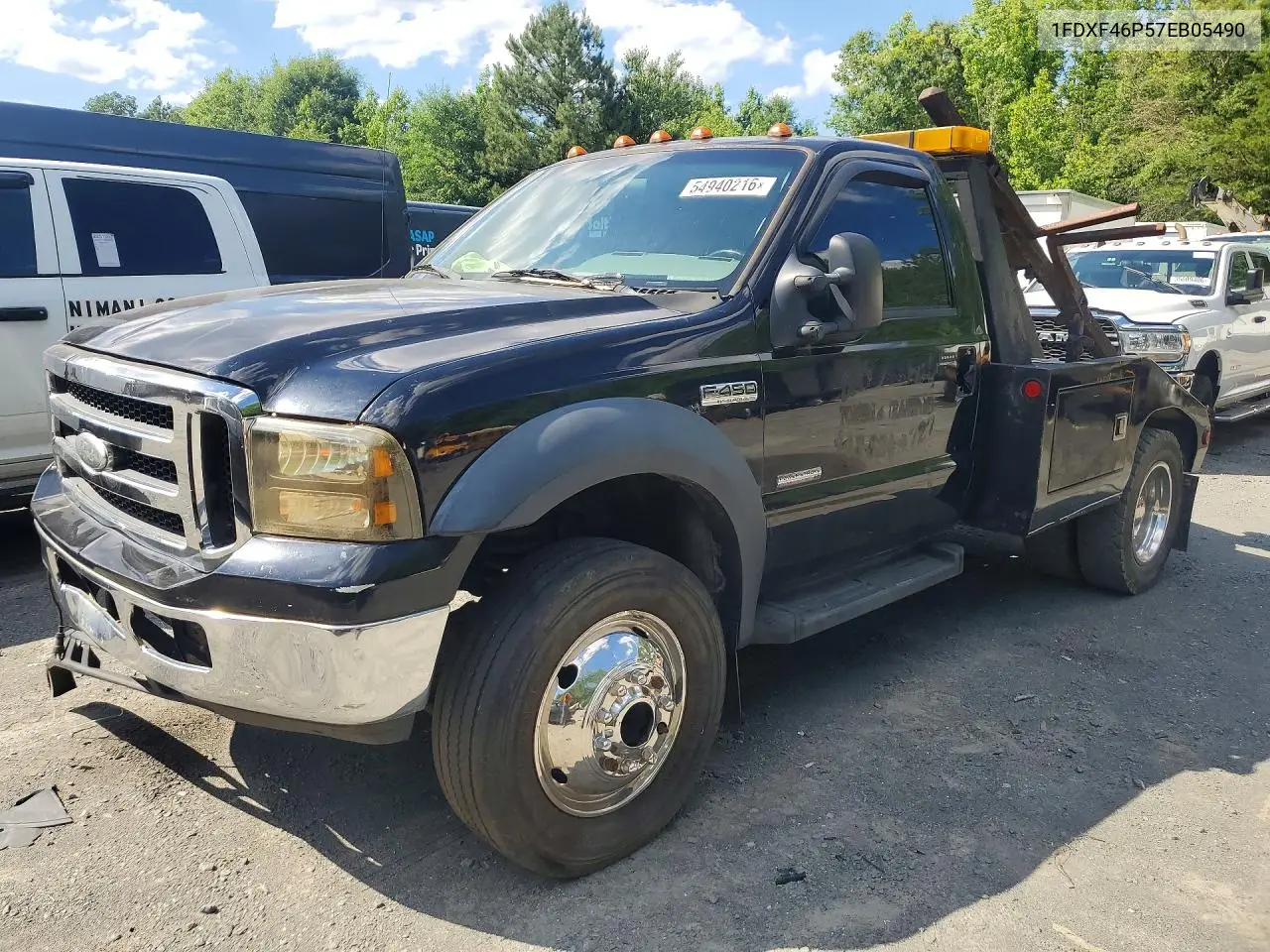 2007 Ford F450 Super Duty VIN: 1FDXF46P57EB05490 Lot: 54940216