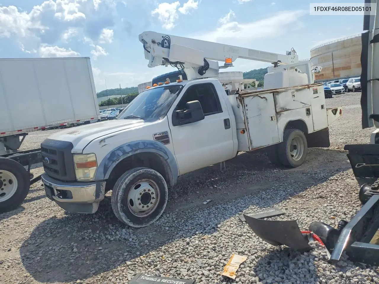 2008 Ford F450 Super Duty VIN: 1FDXF46R08ED05101 Lot: 57195146