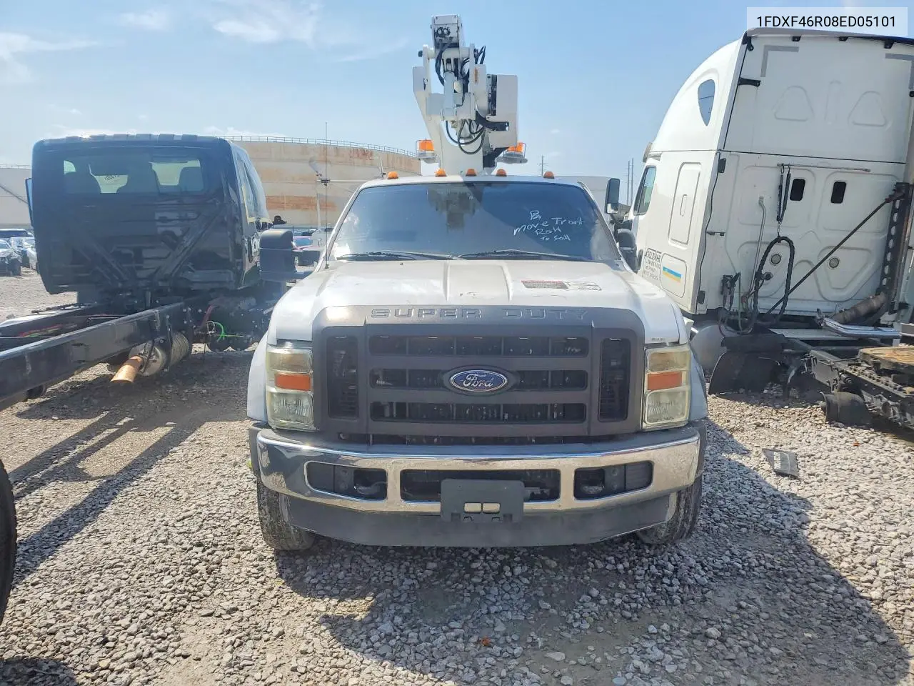 2008 Ford F450 Super Duty VIN: 1FDXF46R08ED05101 Lot: 57195146