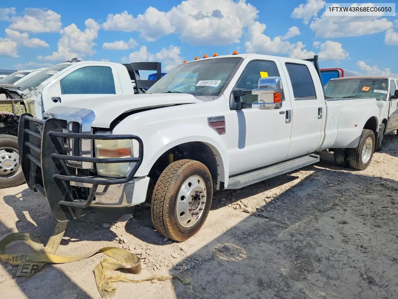 2008 Ford F450 Super Duty VIN: 1FTXW43R68EC06050 Lot: 59697876