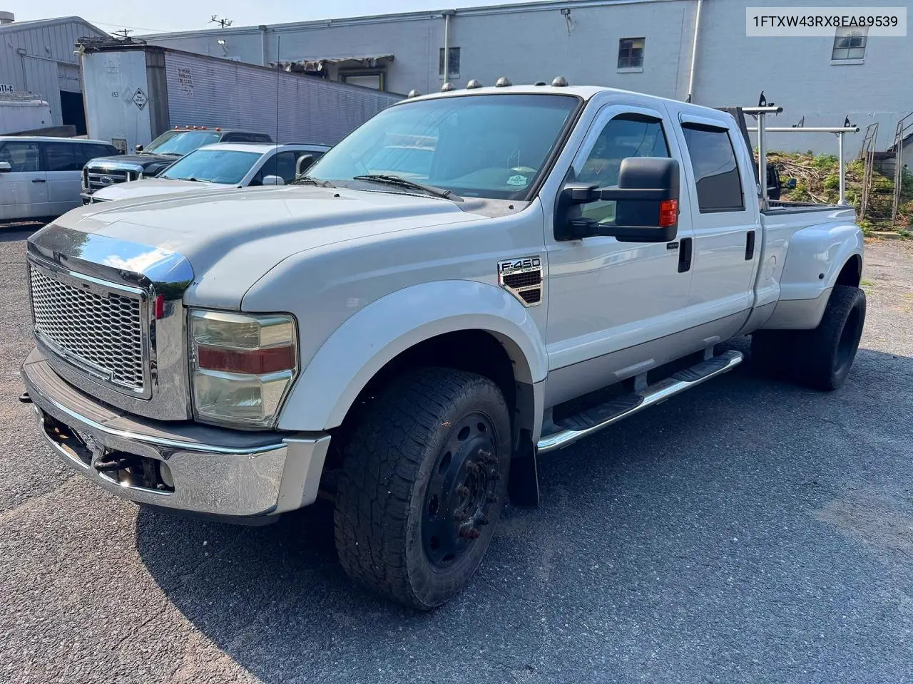 2008 Ford F450 Super Duty VIN: 1FTXW43RX8EA89539 Lot: 61508906