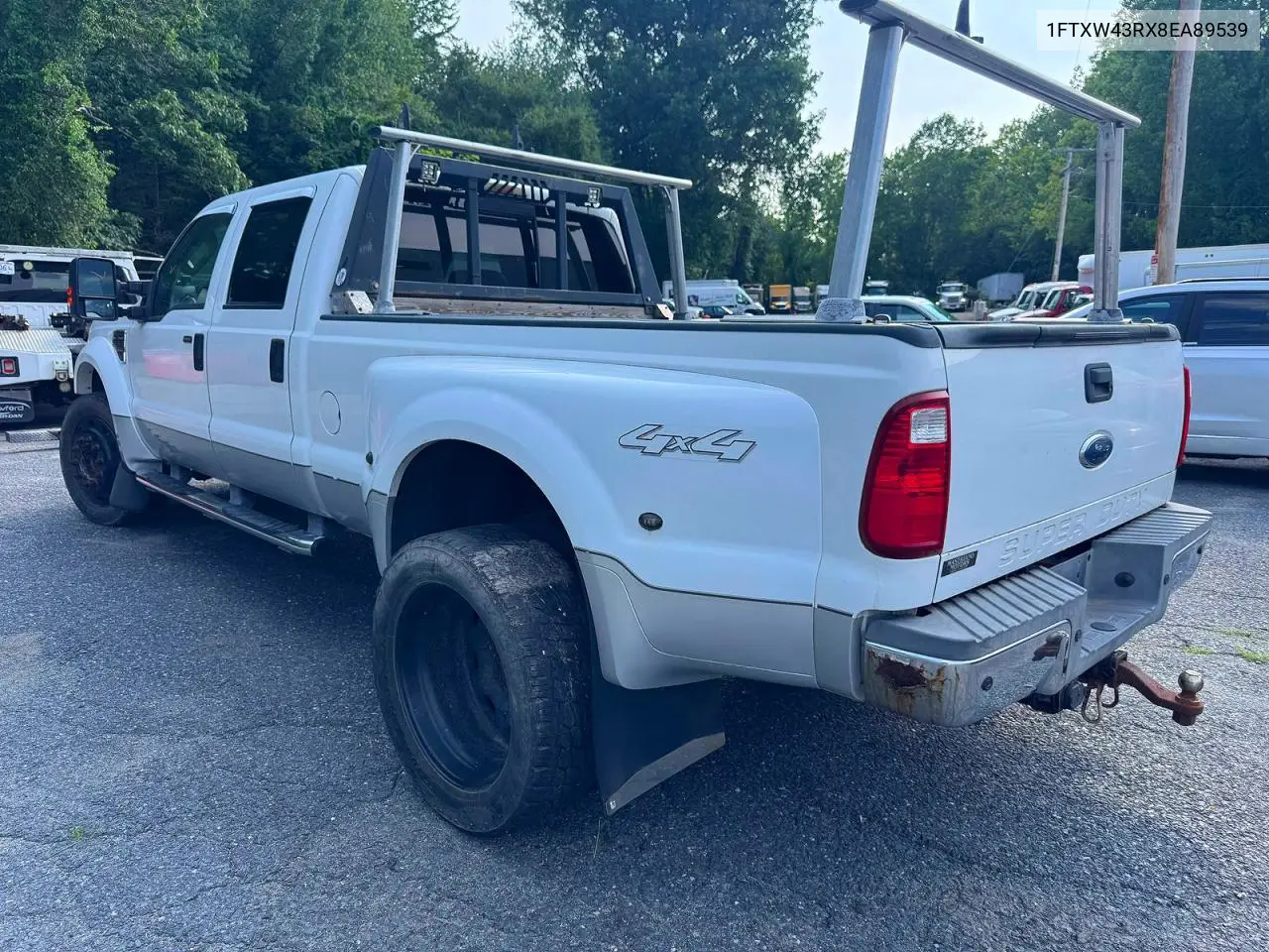 2008 Ford F450 Super Duty VIN: 1FTXW43RX8EA89539 Lot: 61508906