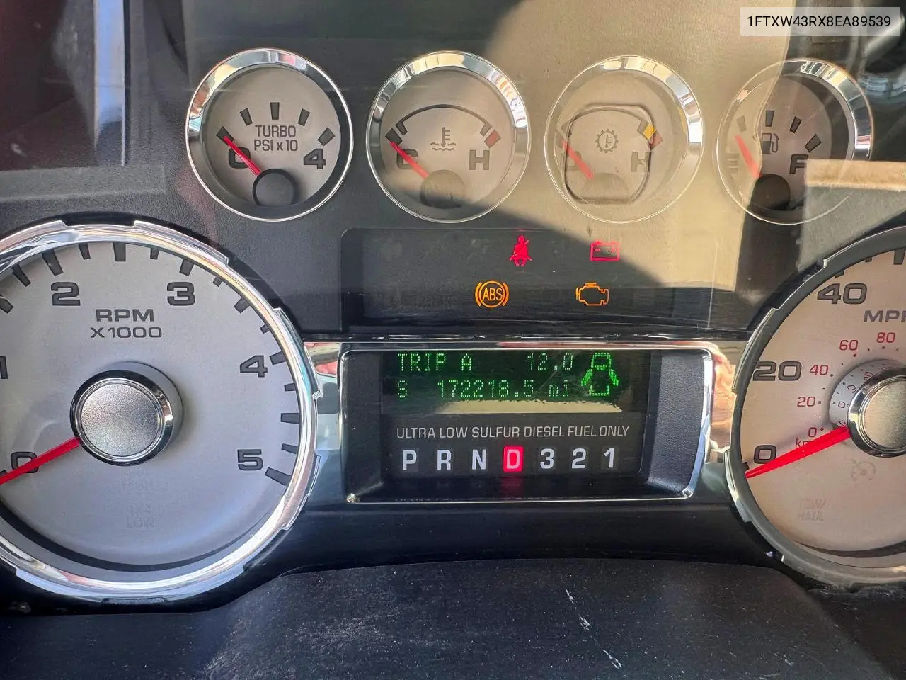 2008 Ford F450 Super Duty VIN: 1FTXW43RX8EA89539 Lot: 61508906