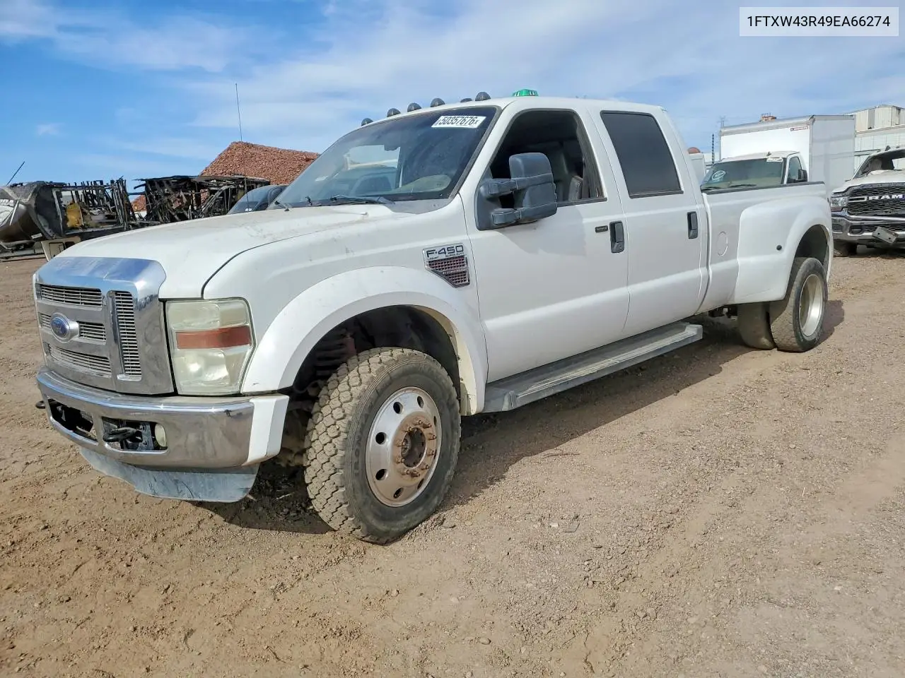 2009 Ford F450 Super Duty VIN: 1FTXW43R49EA66274 Lot: 50357676