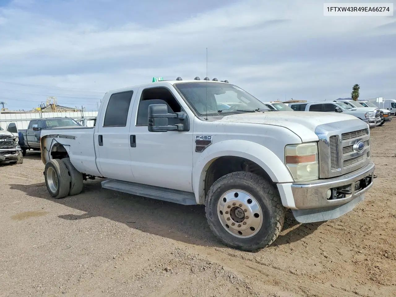 2009 Ford F450 Super Duty VIN: 1FTXW43R49EA66274 Lot: 50357676