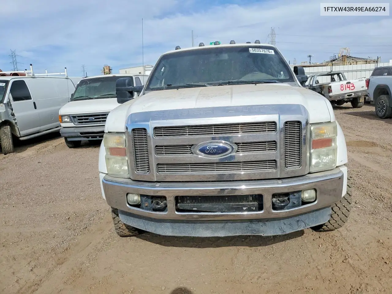 2009 Ford F450 Super Duty VIN: 1FTXW43R49EA66274 Lot: 50357676