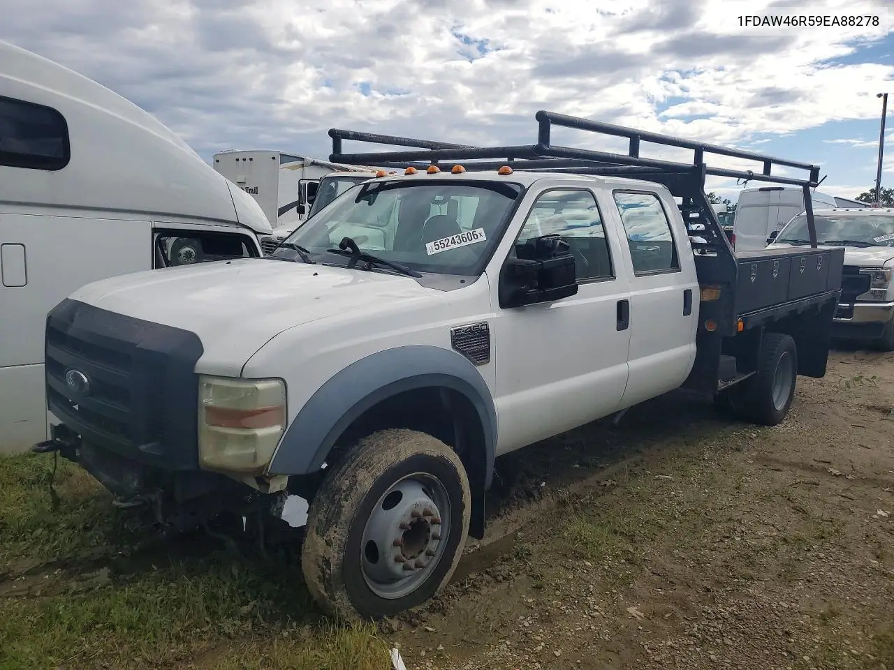 2009 Ford F450 Super Duty VIN: 1FDAW46R59EA88278 Lot: 55243606