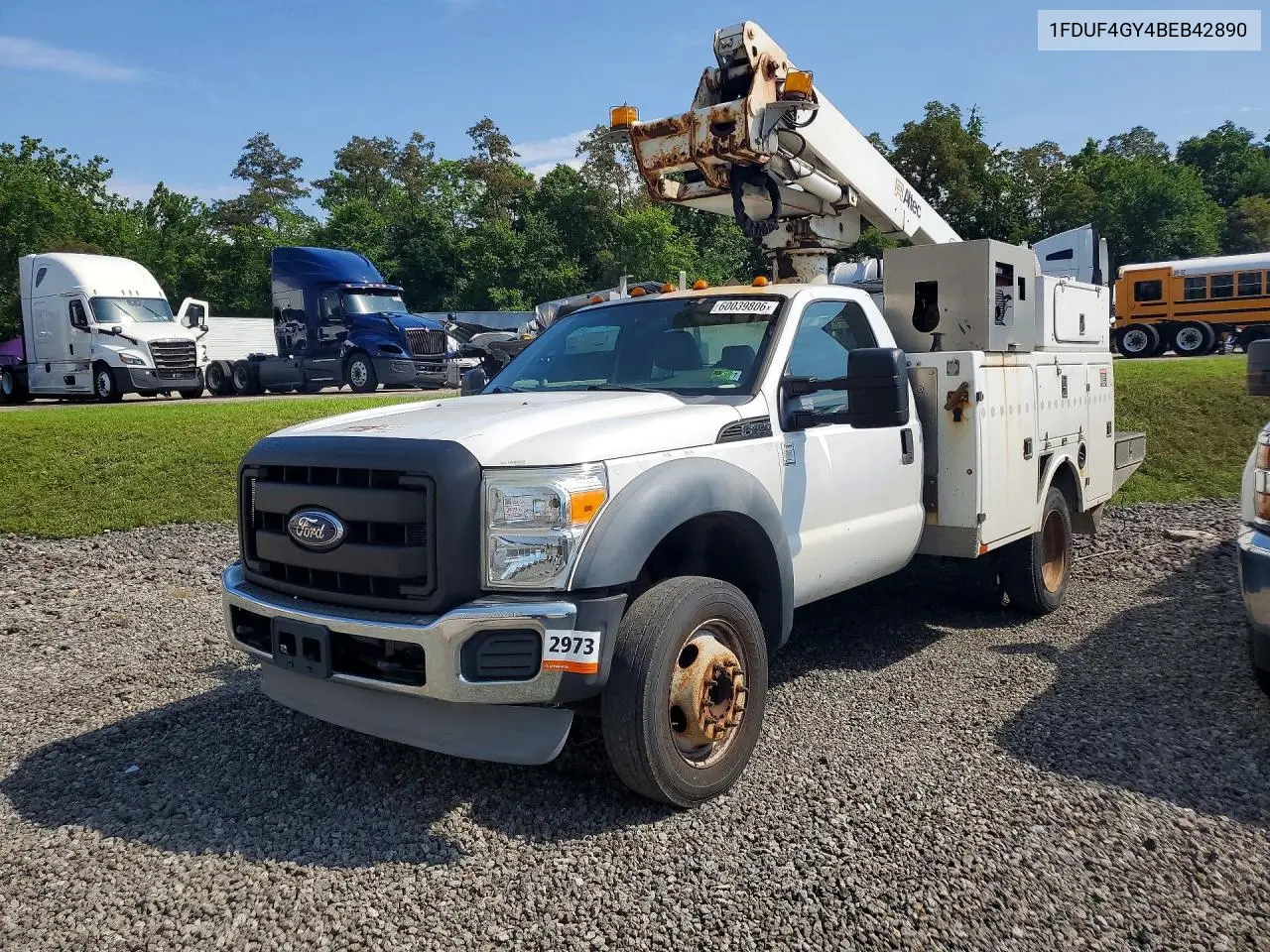 2011 Ford F450 Super Duty Bucket Truck VIN: 1FDUF4GY4BEB42890 Lot: 60039806