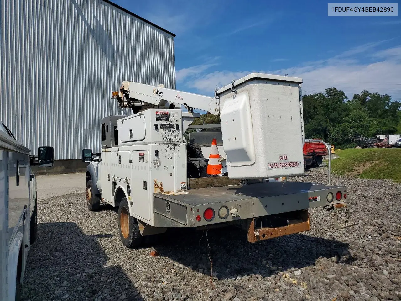 2011 Ford F450 Super Duty Bucket Truck VIN: 1FDUF4GY4BEB42890 Lot: 60039806
