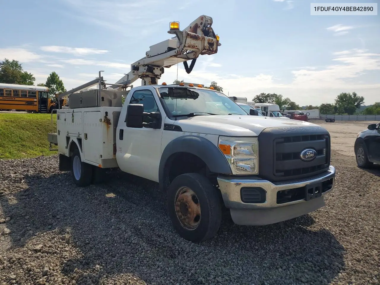 2011 Ford F450 Super Duty Bucket Truck VIN: 1FDUF4GY4BEB42890 Lot: 60039806
