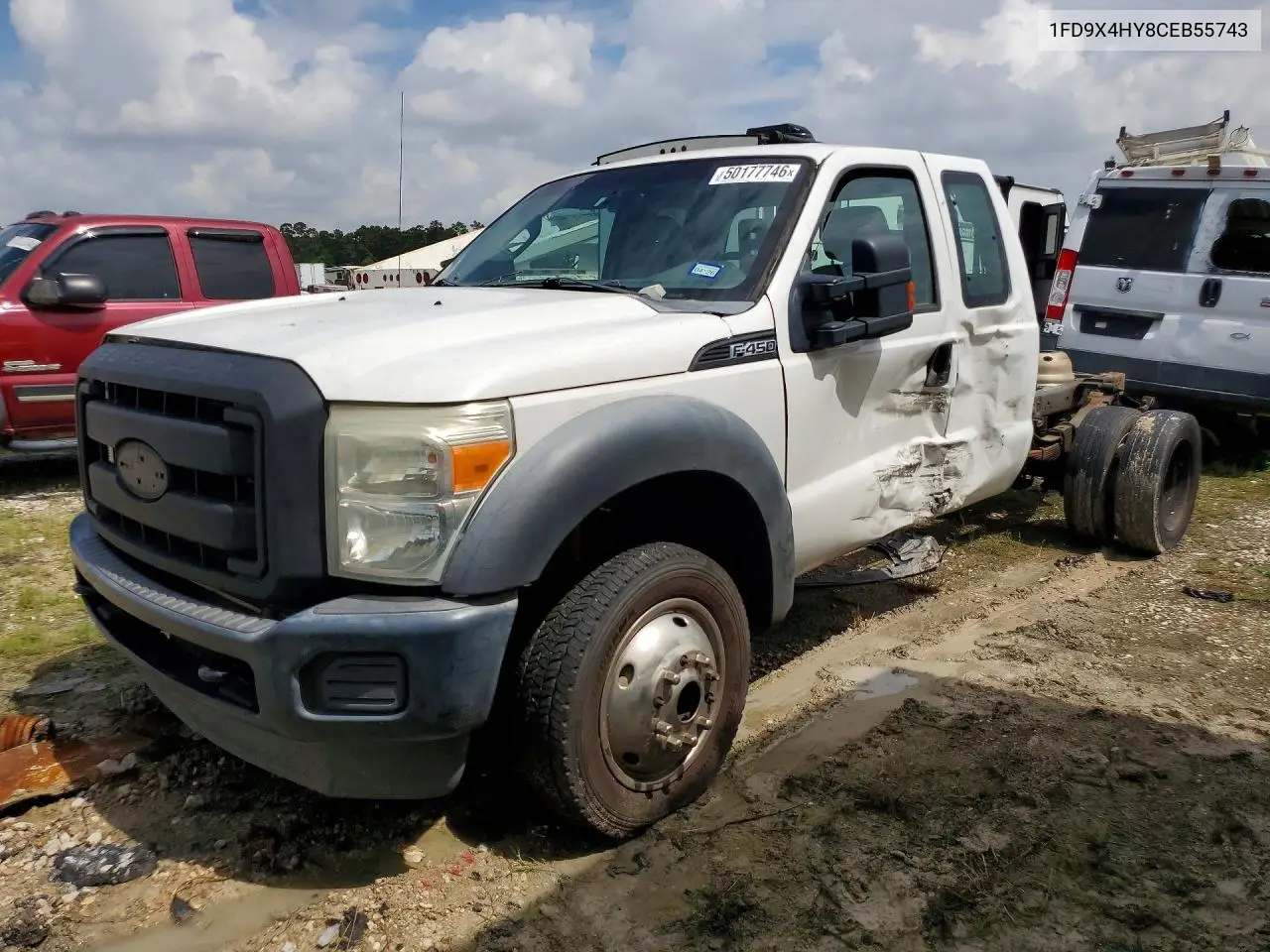 2012 Ford F450 VIN: 1FD9X4HY8CEB55743 Lot: 50177746