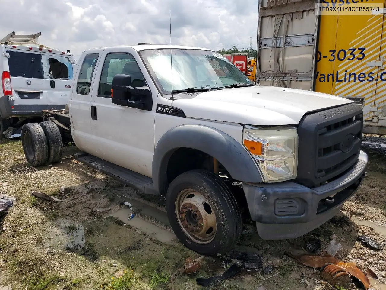 2012 Ford F450 VIN: 1FD9X4HY8CEB55743 Lot: 50177746