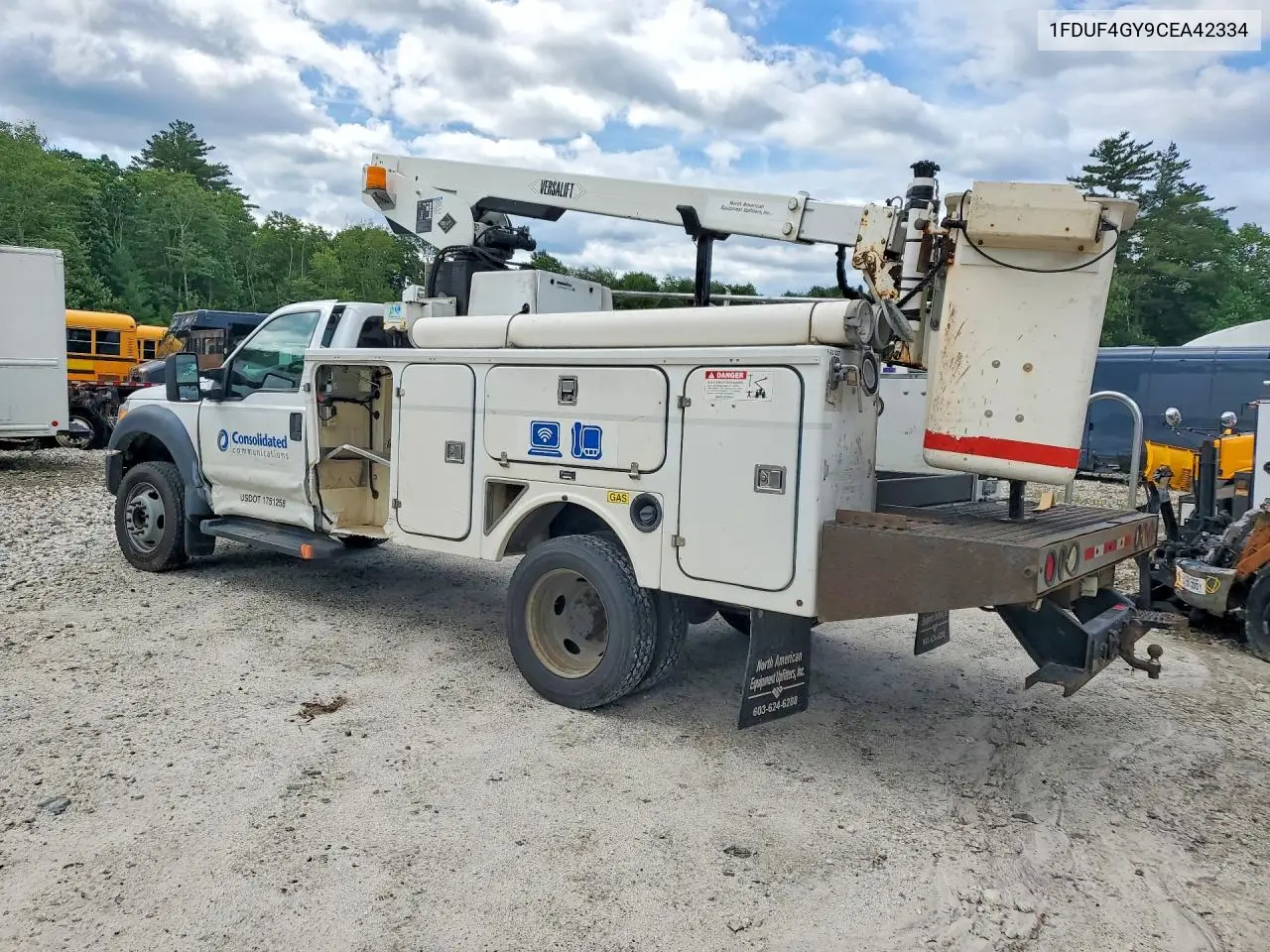 2012 Ford F450 Super Duty Bucket Truck VIN: 1FDUF4GY9CEA42334 Lot: 57242916
