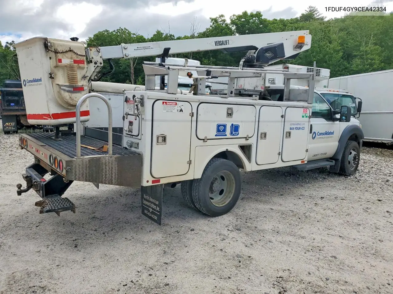 2012 Ford F450 Super Duty Bucket Truck VIN: 1FDUF4GY9CEA42334 Lot: 57242916