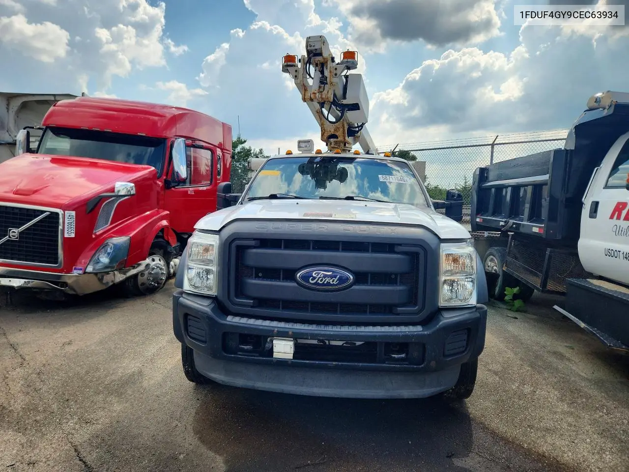 2012 Ford F450 Super Duty VIN: 1FDUF4GY9CEC63934 Lot: 58711646